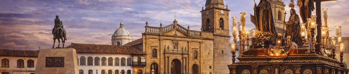 Semana Santa en la plaza de Tunja